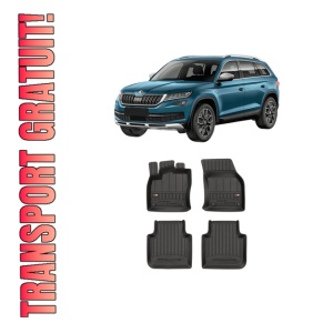 Set covorase presuri SKODA KODIAQ I (NS6, NS7, NV7) din 2016-2021, auto, din cauciuc thermoplastic, SKODA