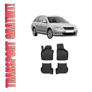 Set covorase presuri SKODA Octavia II Combi (1Z5) din 2004-2013, auto, din cauciuc thermoplastic, SKODA