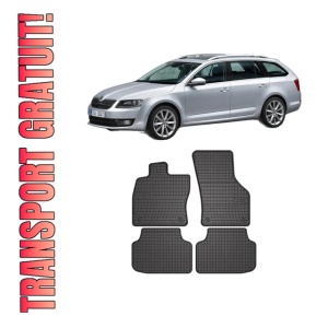 Set covorase presuri SKODA Octavia III Combi (5E5, 5E6) din 2012-2020, auto, din cauciuc thermoplastic, SKODA
