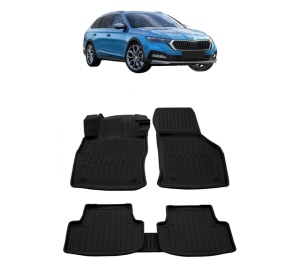 Set covorase presuri SKODA Octavia IV A8 din 2020, auto, din cauciuc thermoplastic - Img 2