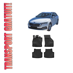 Set covorase presuri SKODA Octavia IV Combi (NX5, PV5) din 2019-2024, auto, din cauciuc thermoplastic, SKODA