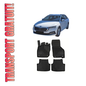 Set covorase presuri SKODA Octavia IV Combi (NX5, PV5) din 2019-2024, auto, din cauciuc thermoplastic, SKODA
