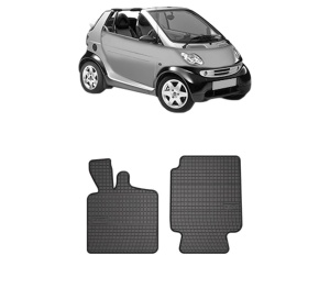 Set covorase presuri SMART FORTWO Cabrio (450) din 2004-2007, auto, din cauciuc thermoplastic, SMART - Img 2
