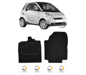 Set Covorase Presuri SMART FORTWO Coupe (451) din 2007-2013, Auto, Material Textil Mocheta, SMART - Img 2
