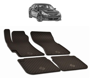 Set covorase presuri SUBARU LEGACY V din 2003-2019, auto, din cauciuc thermoplastic - Img 2