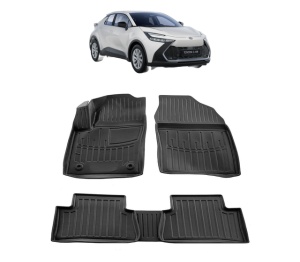 Set covorase presuri TOYOTA C-HR din 2023, auto, din cauciuc thermoplastic - Img 2
