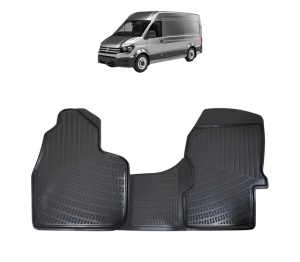 Set covorase presuri Volkswagen CRAFTER I MINIBUS FATA din 2006-2017, auto, din cauciuc thermoplastic - Img 2