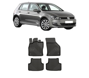 Set covorase presuri Volkswagen GOLF VII (5G1, BQ1, BE1, BE2) din 2012-2021, auto, din cauciuc thermoplastic, Volkswagen - Img 2