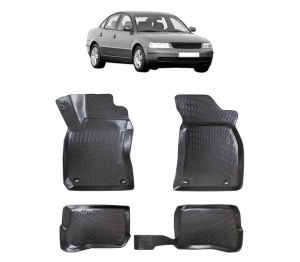 Set covorase presuri Volkswagen PASSAT B5 din 1997-2006, auto, din cauciuc thermoplastic - Img 2