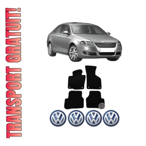 Set Covorase Presuri Volkswagen PASSAT B6 (3C2) din 2005-2010, Auto, Material Textil Mocheta, Volkswagen