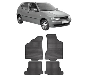 Set covorase presuri Volkswagen POLO III (6N1) din 1998-1999, auto, din cauciuc thermoplastic, Volkswagen - Img 2