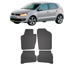 Set covorase presuri Volkswagen POLO Van V (6R1, 6C1) din 2009-2017, auto, din cauciuc thermoplastic, Volkswagen - Img 2