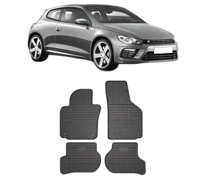 Set covorase presuri Volkswagen SCIROCCO III (137, 138) din 2008-2017, auto, din cauciuc thermoplastic, Volkswagen - Img 2