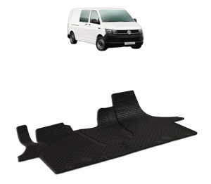 Set covorase presuri Volkswagen T6 CARAVELLE din 2015-2019, auto, din cauciuc thermoplastic - Img 2
