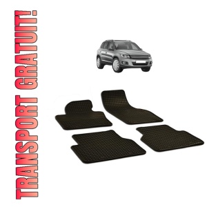 Set covorase presuri Volkswagen TIGUAN din 2007-2016, auto, din cauciuc thermoplastic - Img 8