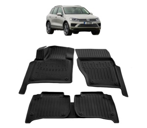 Set covorase presuri VOLKSWAGEN TOUAREG II 7P din 2010-2018, auto, din cauciuc thermoplastic - Img 2