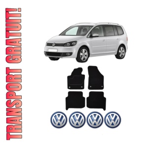 Set Covorase Presuri Volkswagen TOURAN VAN (1T3) din 2010-2015, Auto, Material Textil Mocheta, Volkswagen