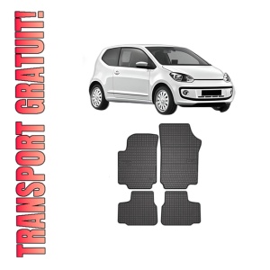 Set covorase presuri Volkswagen UP! (121, 122, BL1, BL2, BL3, 123) din 2011-2023, auto, din cauciuc thermoplastic, Volkswagen
