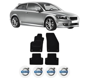 Set Covorase Presuri VOLVO C30 (533) din 2006-2012, Auto, Material Textil Mocheta, VOLVO - Img 2