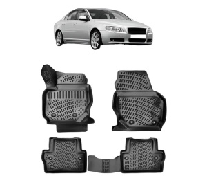 Set covorase presuri VOLVO S80 II din 2006-2016, auto, din cauciuc thermoplastic - Img 7