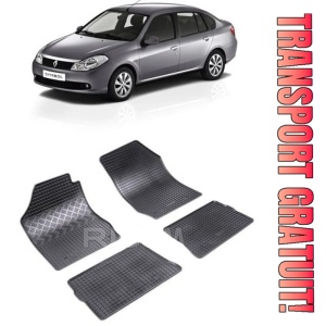 Set covorase Renault Symbol II Sedan 2008 - 2012 si 4 stickere rotunde Renault