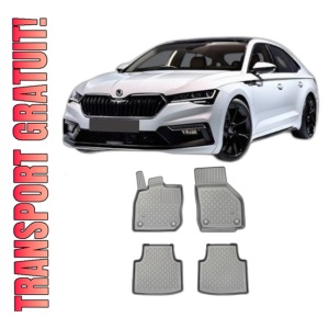 Set covorase SKODA SUPERB IV MHEV din 12.2023 - Prezent, covorase tavita, caroserie SEDAN, compatibile cu autoturismul SKODA SUPERB IV MHEV, ARISTAR
