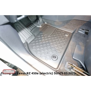 Set covorase SUBARU SOLTERRA EA10 din 2022 - Prezent, covorase tavita, caroserie SUV, compatibile cu autoturismul SUBARU SOLTERRA EA10, ARISTAR - Img 5