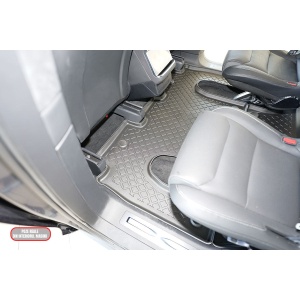 Set covorase TESLA MODEL X FACELIFT, din 01.2021 - Prezent, covorase tavita, caroserie SUV 6 LOCURI, rand 2, compatibile cu autoturismul TESLA MODEL X FACELIFT, ARISTAR - Img 4