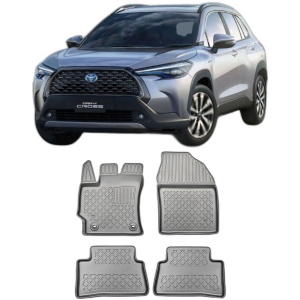 Set covorase TOYOTA COROLLA CROSS HYBRID, din 11.2022 - Prezent, covorase tavita, caroserie SUV, compatibile cu autoturismul TOYOTA COROLLA CROSS HYBRID, ARISTAR - Img 2