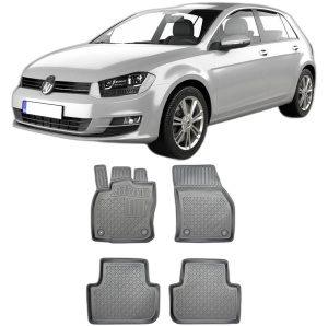 Set covorase VOLKSWAGEN GOLF 7 SPORTSVAN, din 05.2014 - 12.2020, covorase tavita, caroserie VAN, compatibile cu autoturismul VOLKSWAGEN GOLF 7 SPORTSVAN, ARISTAR - Img 2