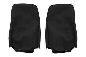 Set Huse Scaune Camion Tir DAF XF 106 din 2012-2017, Auto, Model ELEGANCE S, Culoare Negru, 4x Stickere auto cu DAF - Img 3