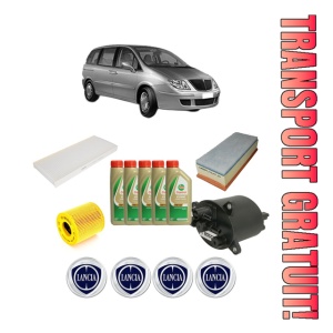 Set Pachet filtre revizie Bosch, 5 litrii ulei Castrol 5W40 LANCIA PHEDRA (179_) 2.2 JTD (179.AXN1B, 179.AXQ11, 179.BXN1B, 179.BXQ11) din 2006-2010, 4x Stickere auto cu LANCIA
