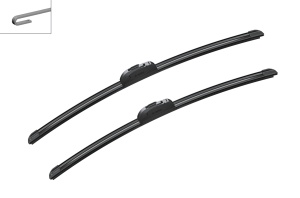 Set stergatoare AUDI A6 C4 (4A2) din 1994-1997, pentru parbriz auto, 2 bucati, Bosch Aerotwin Retrofit, din cauciuc siliconat rezistent, 4 Stickere Auto AUDI - Img 4