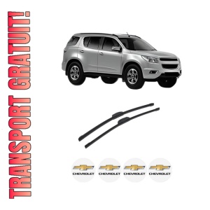 Set stergatoare auto CHEVROLET TRAILBLAZER (KC_) din 2001-2008, pentru parbriz auto, 2 bucati, Bosch Aerotwin Retrofit, din cauciuc siliconat rezistent, 4 Stickere Auto CHEVROLET