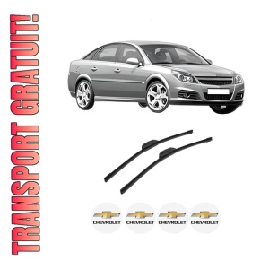 Set stergatoare auto CHEVROLET VECTRA din 1998-2005, pentru parbriz auto, 2 bucati, Bosch Aerotwin Retrofit, din cauciuc siliconat rezistent, 4 Stickere Auto CHEVROLET
