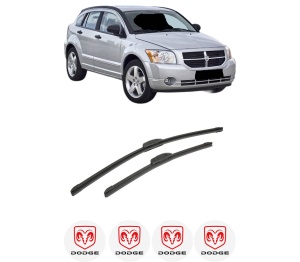 Set stergatoare auto DODGE CALIBER din 2006-2011, pentru parbriz auto, 2 bucati, Bosch Aerotwin Retrofit, din cauciuc siliconat rezistent, 4 Stickere Auto DODGE - Img 2