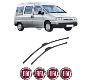 Set stergatoare auto FIAT SCUDO Bus (270_, 272_) din 2007-2016, pentru parbriz auto, 2 bucati, Bosch Aerotwin Retrofit, din cauciuc siliconat rezistent, 4 Stickere Auto FIAT - Img 2