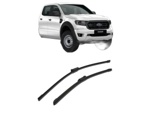Set stergatoare auto FORD RANGER Crew Cab Pickup din 2022-2023, pentru parbriz auto, 2 bucati, Bosch Aerotwin, din cauciuc siliconat rezistent, 4 Stickere Auto FORD - Img 2