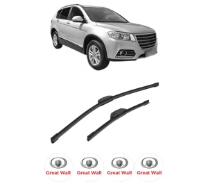 Set stergatoare auto GREAT WALL HOVER H6 din 2011-2013, pentru parbriz auto, 2 bucati, Bosch Aerotwin Retrofit, din cauciuc siliconat rezistent, 4 Stickere Auto GREAT WALL - Img 2