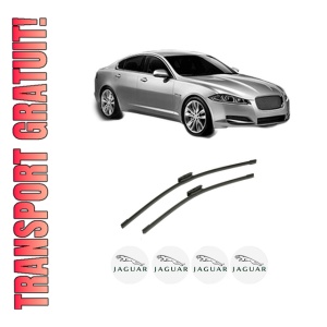 Set stergatoare auto JAGUAR XF I (X250) din 2008-2015, pentru parbriz auto, 2 bucati, Bosch Aerotwin Multi, din cauciuc siliconat rezistent, 4 Stickere Auto JAGUAR