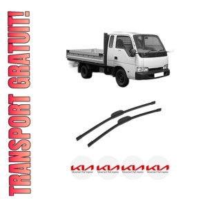 Set stergatoare auto KIA K2700 (SD) din 1999, pentru parbriz auto, 2 bucati, Bosch Aerotwin Retrofit, din cauciuc siliconat rezistent, 4 Stickere Auto KIA