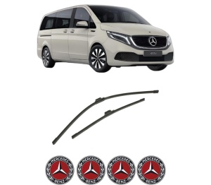 Set stergatoare auto MERCEDES-BENZ EQV (W447) din 2020, pentru parbriz auto, 2 bucati, Bosch Aerotwin, din cauciuc siliconat rezistent, 4 Stickere Auto MERCEDES-BENZ - Img 2