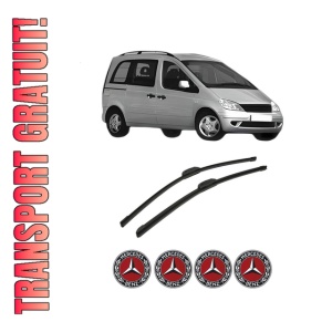 Set stergatoare auto MERCEDES-BENZ VANEO (414) din 2002-2005, pentru parbriz auto, 2 bucati, Bosch Aerotwin Retrofit, din cauciuc siliconat rezistent, 4 Stickere Auto MERCEDES-BENZ
