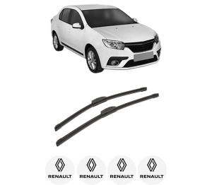 Set stergatoare auto RENAULT THALIA III (L8_) din 2013-2019, pentru parbriz auto, 2 bucati, Bosch Aerotwin Retrofit, din cauciuc siliconat rezistent, 4 Stickere Auto RENAULT - Img 2