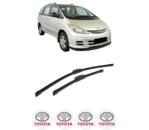 Set stergatoare auto TOYOTA PREVIA III (_R2_, _R5_) din 2005, pentru parbriz auto, 2 bucati, Bosch Aerotwin Retrofit, din cauciuc siliconat rezistent, 4 Stickere Auto TOYOTA - Img 2