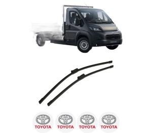 Set stergatoare auto TOYOTA PROACE MAX Platform/Chassis (MFY_) din 2024, pentru parbriz auto, 2 bucati, Bosch Aerotwin, din cauciuc siliconat rezistent, 4 Stickere Auto TOYOTA - Img 2