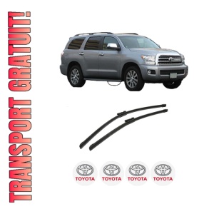 Set stergatoare auto TOYOTA SEQUOIA (_K6_) din 2007, pentru parbriz auto, 2 bucati, Bosch Aerotwin, din cauciuc siliconat rezistent, 4 Stickere Auto TOYOTA
