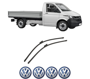 Set stergatoare auto Volkswagen CRAFTER Platform/Chassis (SZ_) din 2016-2024, pentru parbriz auto, 2 bucati, Bosch Aerotwin, din cauciuc siliconat rezistent, 4 Stickere Auto Volkswagen - Img 2