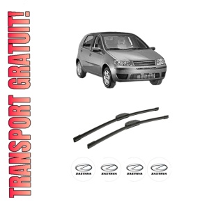 Set stergatoare auto ZASTAVA 10 din 2005, pentru parbriz auto, 2 bucati, Bosch Aerotwin Retrofit, din cauciuc siliconat rezistent, 4 Stickere Auto ZASTAVA