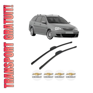 Set stergatoare CHEVROLET NUBIRA Estate din 2005-2007, pentru parbriz auto, 2 bucati, Bosch Aerotwin Retrofit, din cauciuc siliconat rezistent, 4 Stickere Auto CHEVROLET